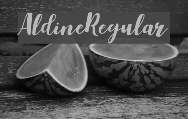 Aldine-Regular Fuentes examples