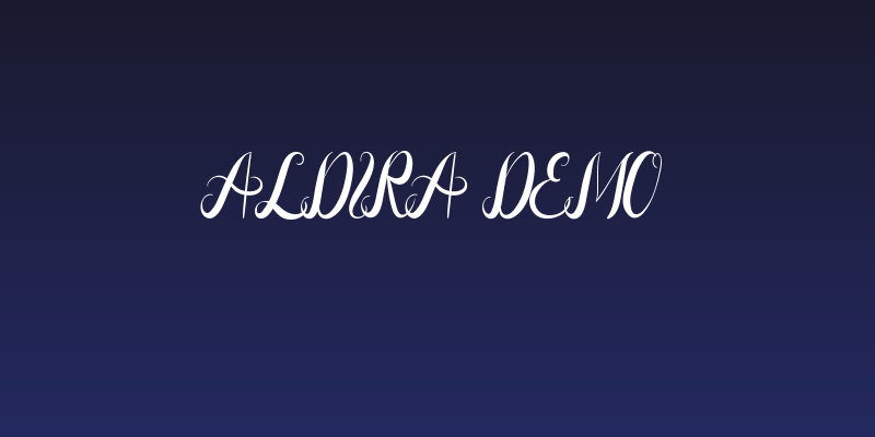 Aldira Demo Social Header