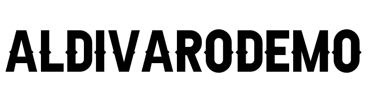 AldivaroDemo  font caratteri gratis