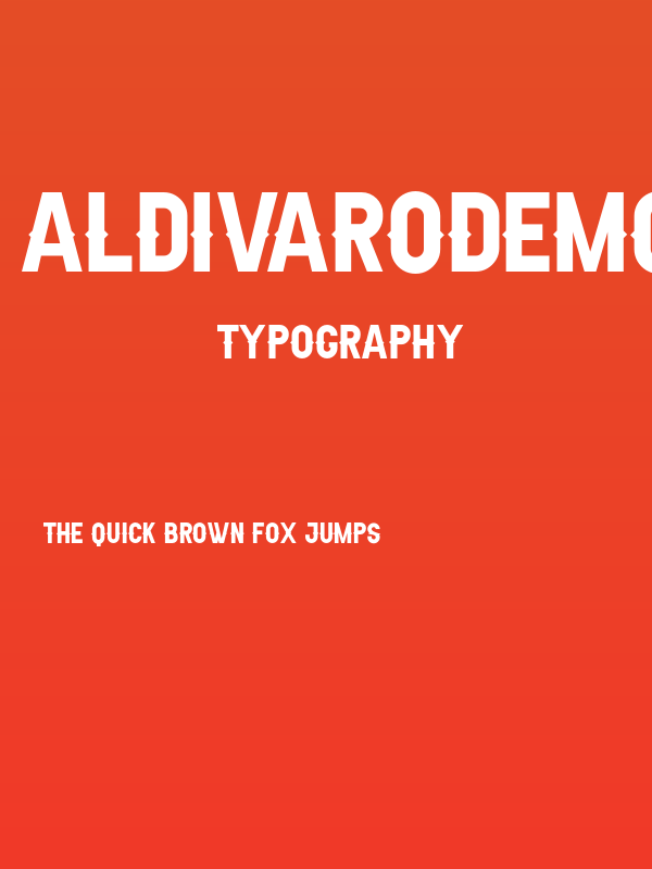 AldivaroDemo Poster