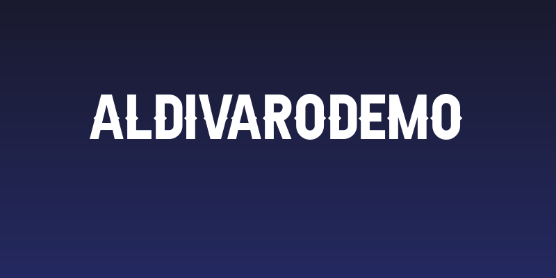 AldivaroDemo Social Header