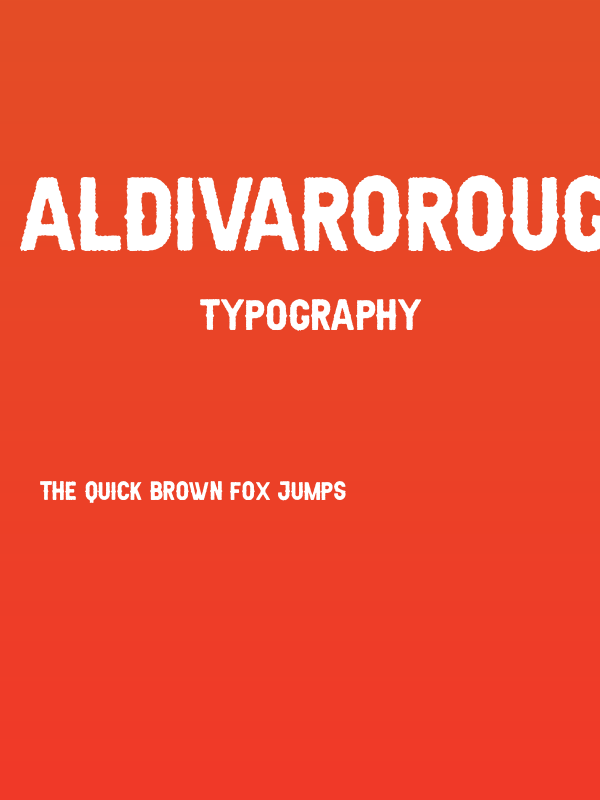 AldivaroRoughDemo-Rough Poster