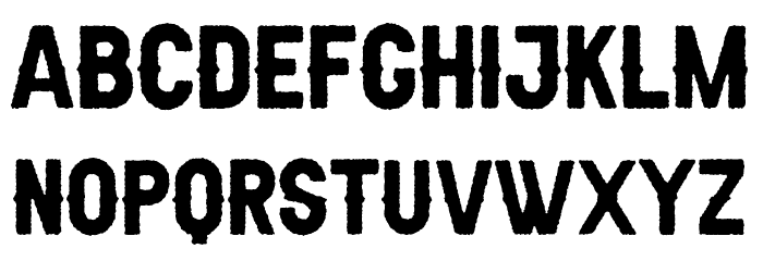 AldivaroRoughDemo-Rough Font LOWERCASE