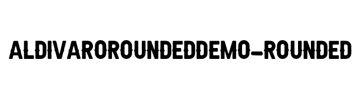 AldivaroRoundedDemo-Rounded  नि: शुल्क फ़ॉन्ट्स डाउनलोड