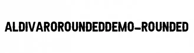 AldivaroRoundedDemo-Rounded  les polices de caractères gratuit tlcharger