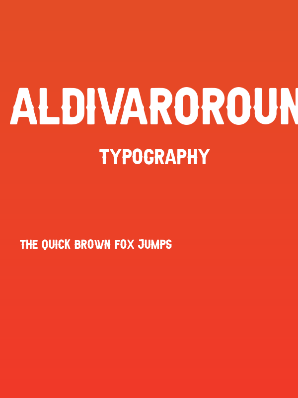AldivaroRoundedDemo-Rounded Poster