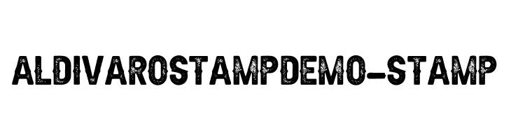 AldivaroStampDemo-Stamp  Frei Schriftart Herunterladen