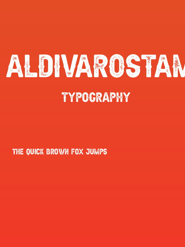 AldivaroStampDemo-Stamp Poster