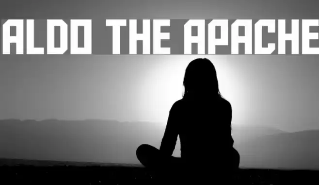 Aldo the Apache Font examples