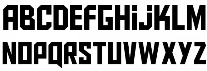 Aldo the Apache Caratteri MINUSCOLO