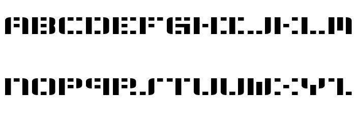 Aldo's Moon Font LOWERCASE