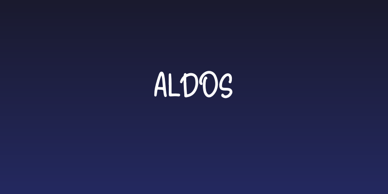 Aldos Social Header