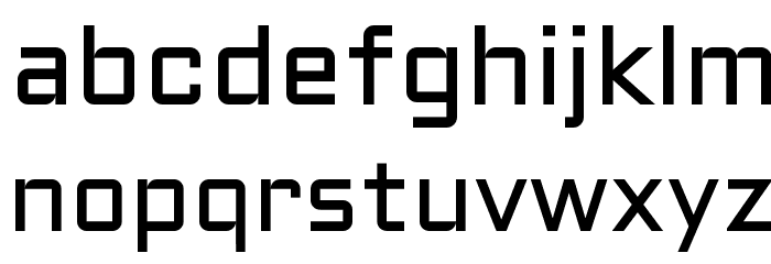 Aldrich Regular Font LOWERCASE