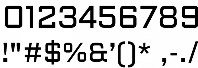 Aldrich Font OTHER CHARS