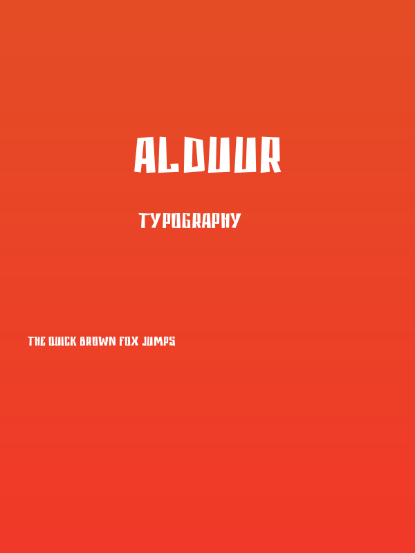 Alduur Poster