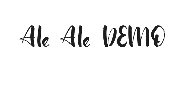 Ale Ale DEMO Logo