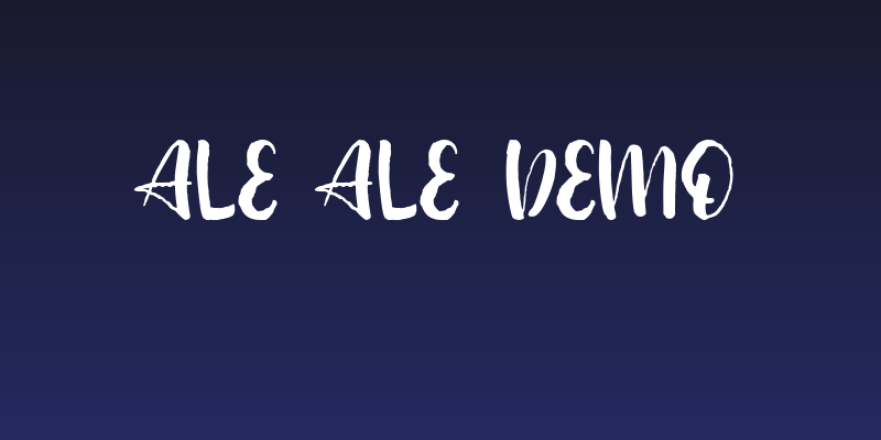 Ale Ale DEMO Social Header