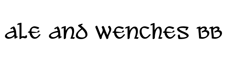Ale and Wenches BB Font