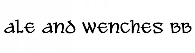 Ale and Wenches BB  Frei Schriftart Herunterladen