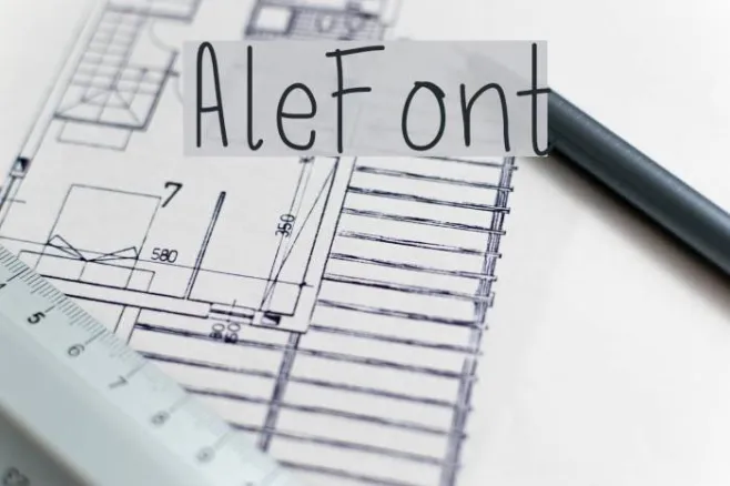 AleFont Example 3