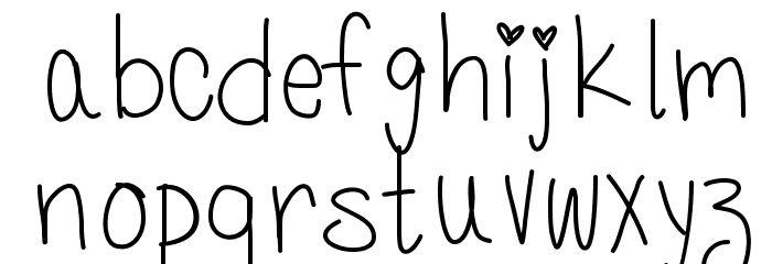 AleFont Font LOWERCASE