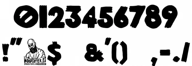 Aleator Tattoo Parlour Font OTHER CHARS