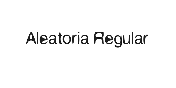 Aleatoria Regular Logo