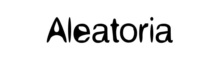 Aleatoria Font