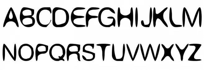 Aleatoria Шрифта ВЕРХНИЙ