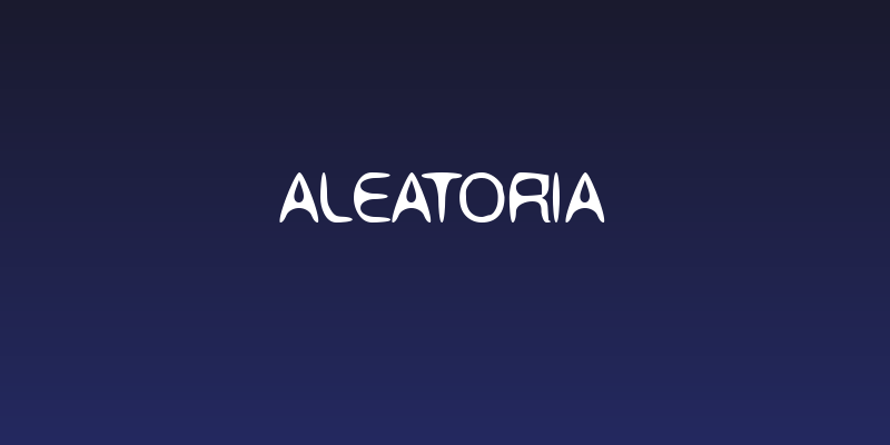 Aleatoria Social Header