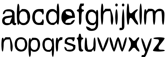 Aleatoria Font LOWERCASE