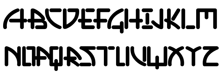 Alecto Demo Schriftart Kleinbuchstaben