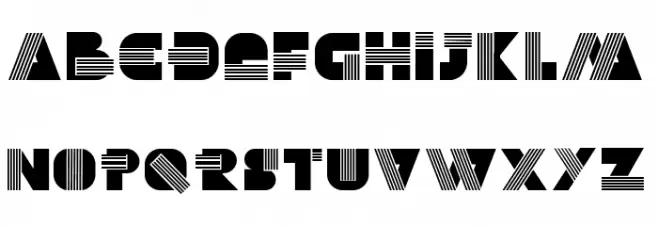 Alectro Font UPPERCASE