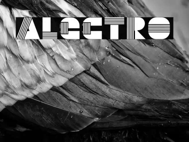 Alectro Font examples