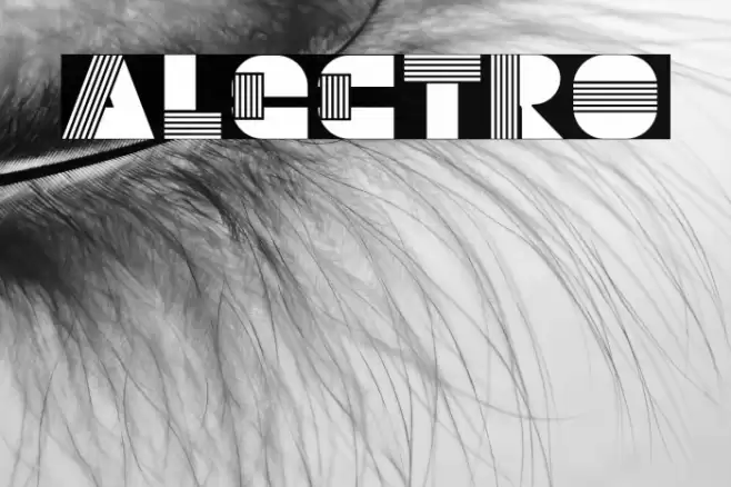 Alectro Font examples