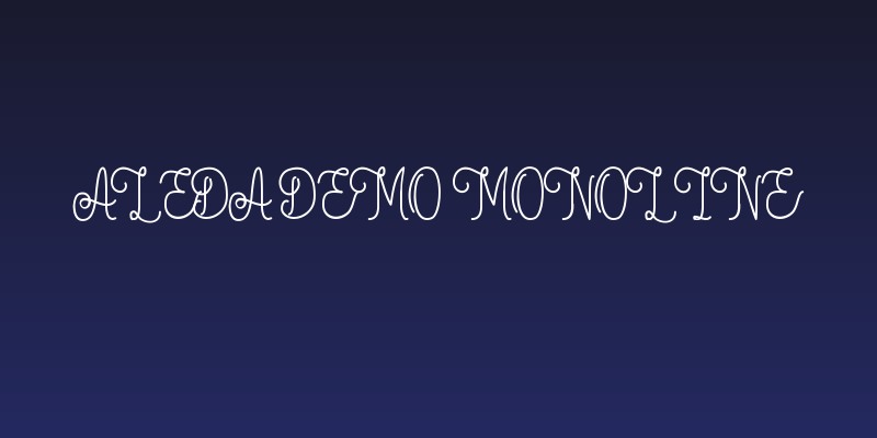 Aleda Demo Monoline Social Header