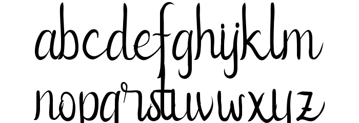Aleda Demo Font LOWERCASE