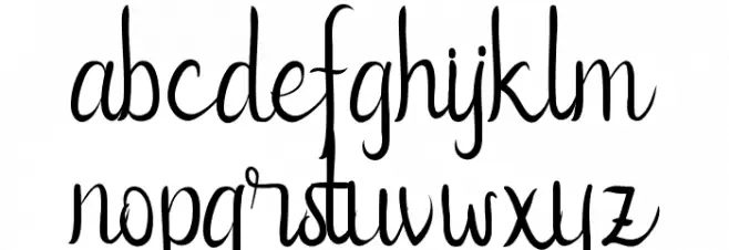 Aleda Demo फ़ॉन्ट लोअरकेस