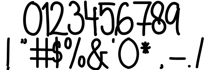 Aleda Monoline Bold Font OTHER CHARS