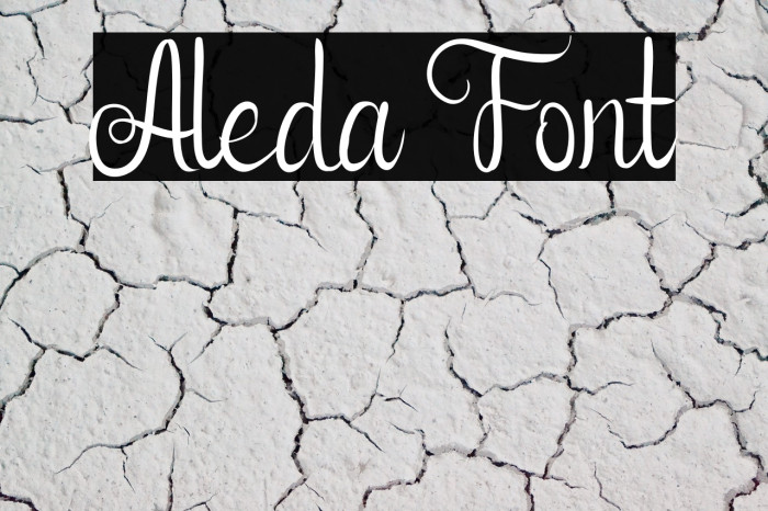 Aleda Font examples