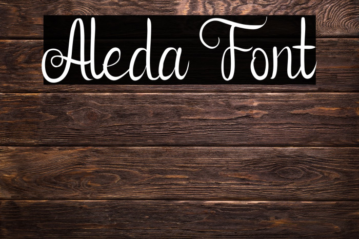 Aleda Font examples