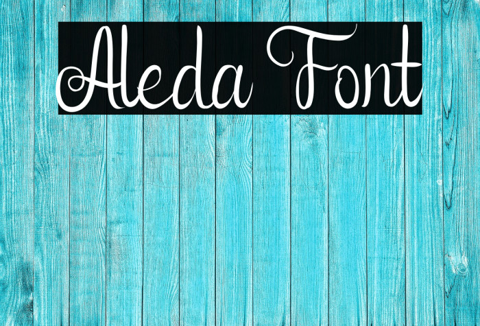 Aleda Font examples