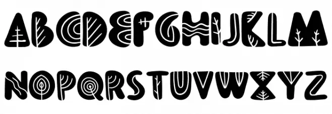 Aleena Groovy FREE Font OTHER CHARS
