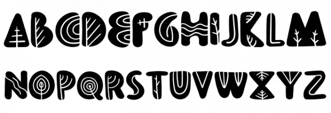 AleenaGroovyFREE Schriftart Groß