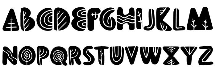 AleenaGroovyFREE Font LOWERCASE