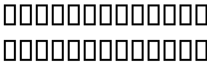 Alefbaa Font LOWERCASE