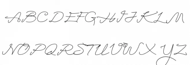Alegant Script Fonte MAIÚSCULAS