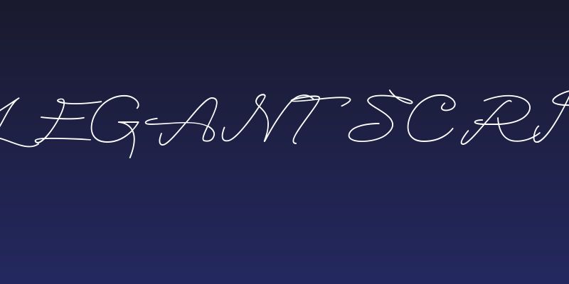 Alegant Script Social Header