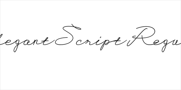 AlegantScriptRegular Logo