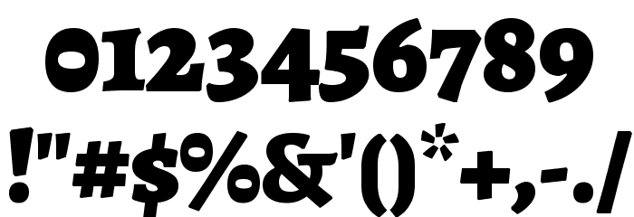 Alegreya Black Font OTHER CHARS